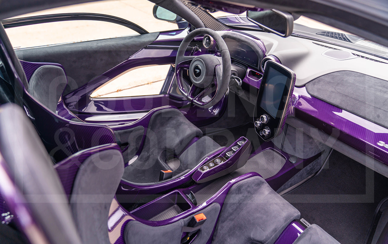 Mclaren Senna Black And Purple Detailed features and specs for the 2019